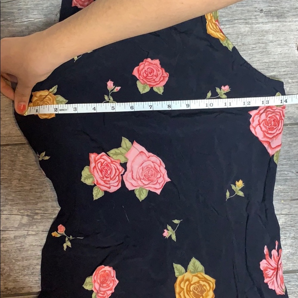 Vintage 1990s Rose Dress - Picture 5 of 7